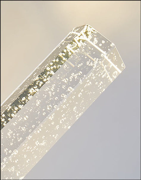 Modern Crystal Wall Light Bubble Glass Gold Finish - Product detail 7