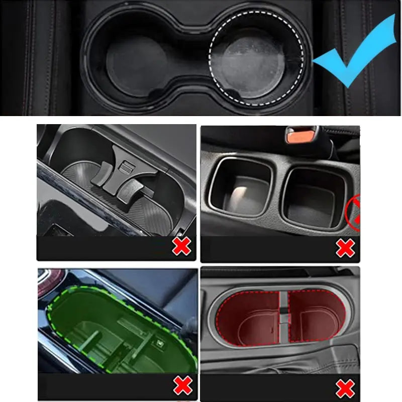 Car Cup Holder Expander Multi-Function Food Drink Tray - Product detail 4