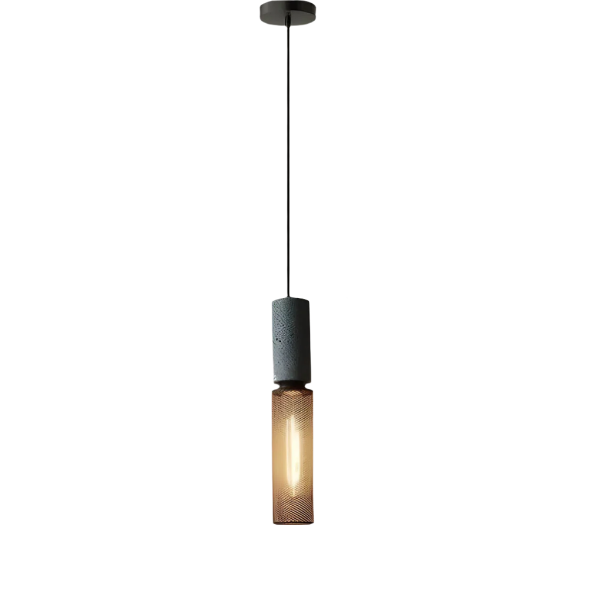 Industrial Pendant Light Concrete Iron Mesh Design - Product detail 12
