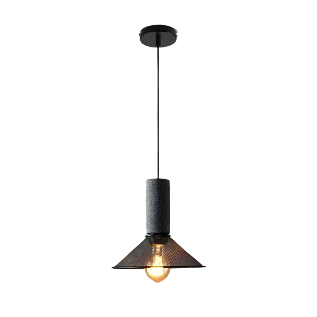 Industrial Pendant Light Concrete Iron Mesh Design - Product detail 16
