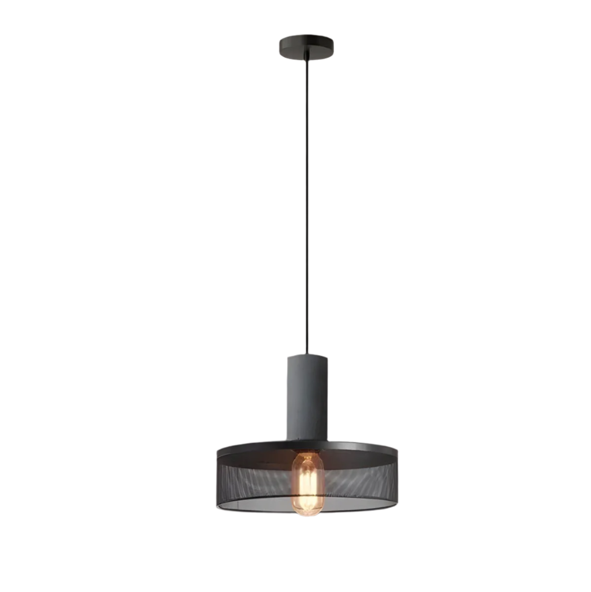 Industrial Pendant Light Concrete Iron Mesh Design - Product detail 17