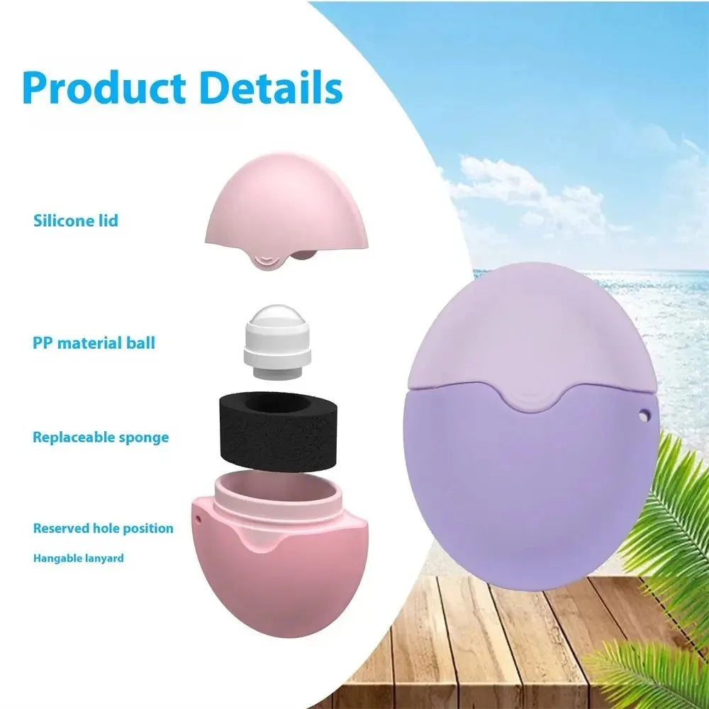 Easy Sunscreen Applicator  Refillable Silicone Roller Design - Product detail 7