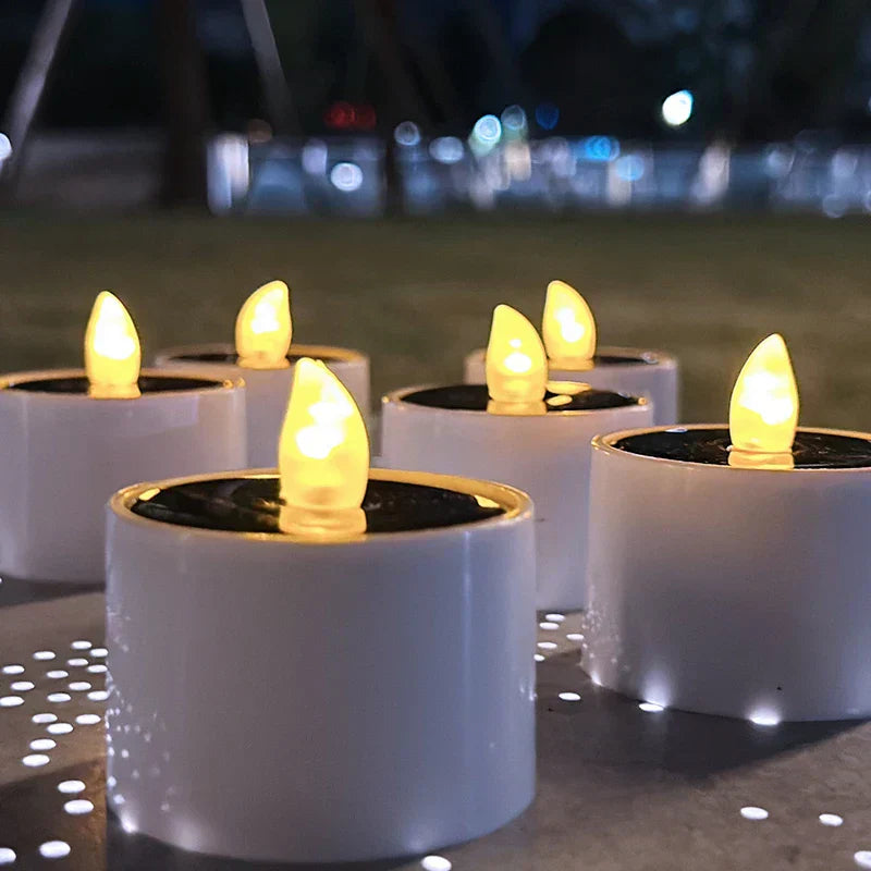 Solar LED Garden Candles  Outdoor Flickering 6-Piece Set - Product detail 4