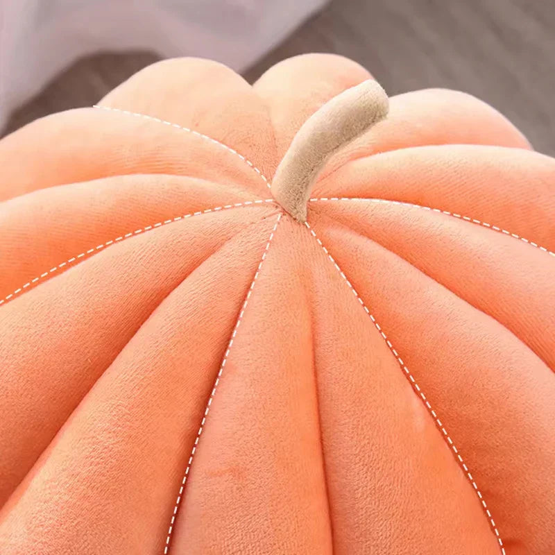 Plush Cat Bed  Pumpkin Shape Design For Winter Comfort - Product detail 5