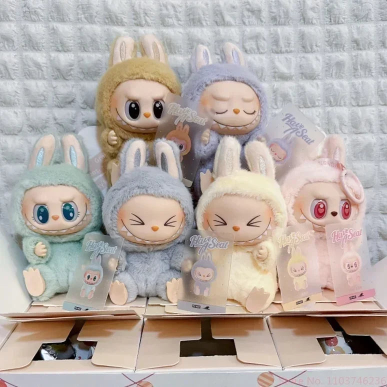 Kawaii Plush Bunny Keychain Soft Pastel Collection - Product detail 7