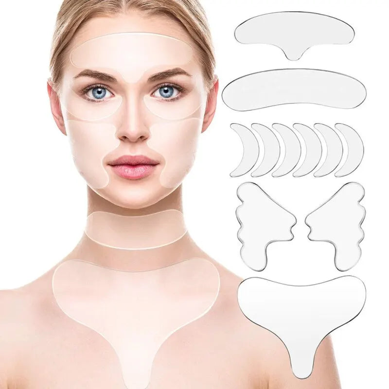 Anti-Wrinkle Silicone Patches  Professional Facial Treatment Set - Product example
