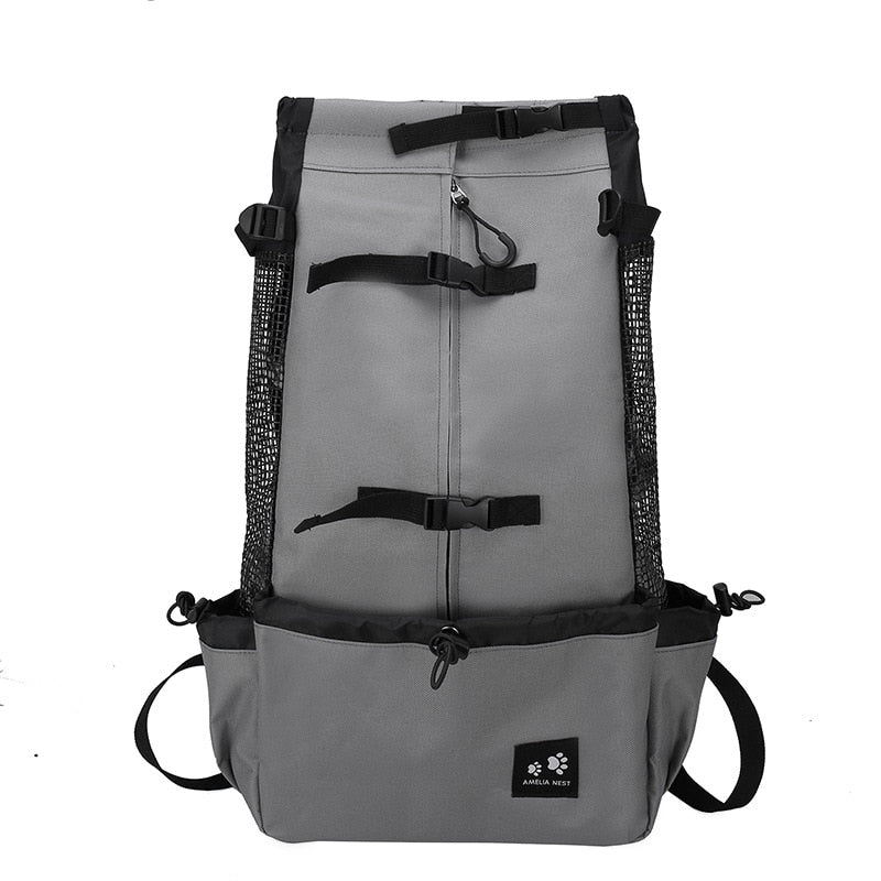 Pet Travel Backpack  Adjustable Mesh Carrier With Safety Straps - Product detail 14