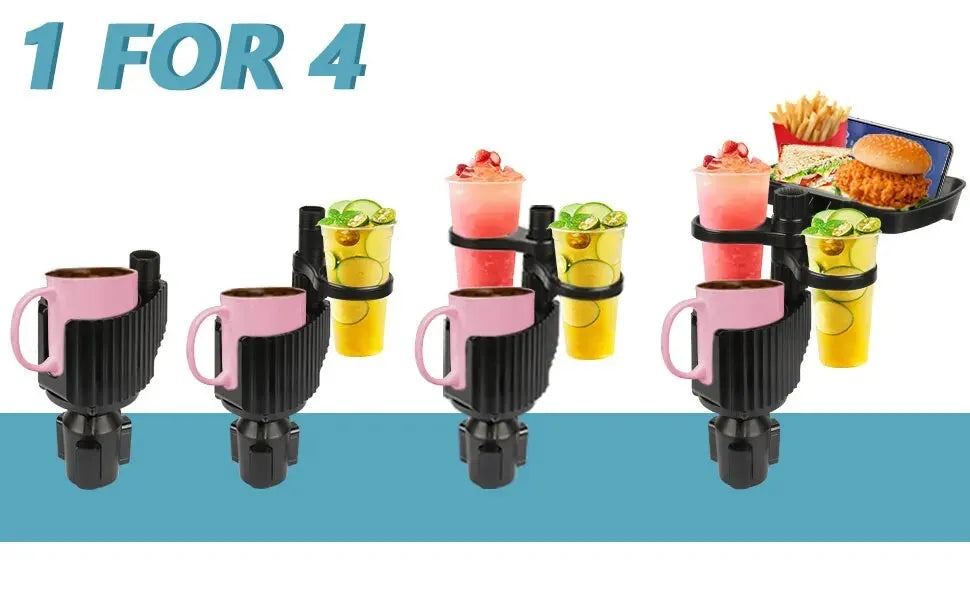 Car Cup Holder Expander Multi-Function Food Drink Tray - Product detail 9