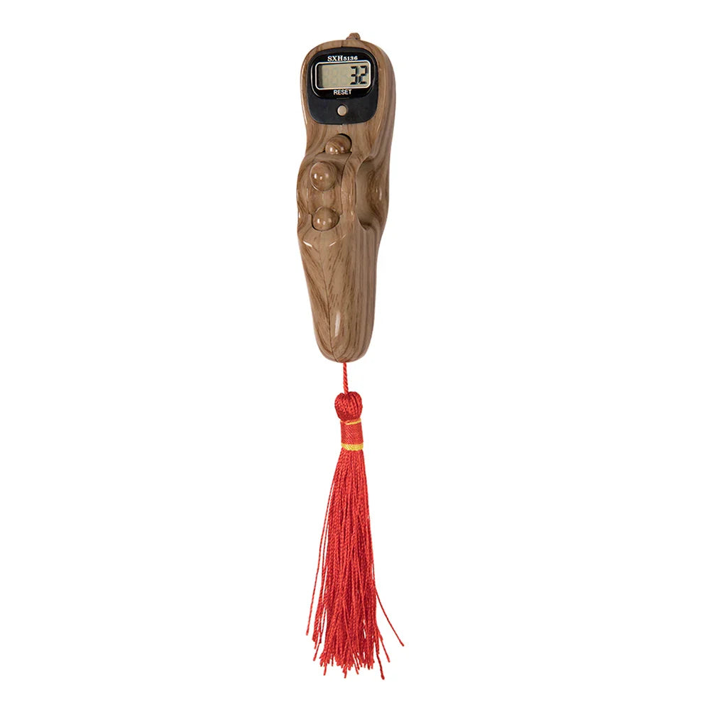 Digital Prayer Counter Wood Grain Design with Tassel - Product detail 16