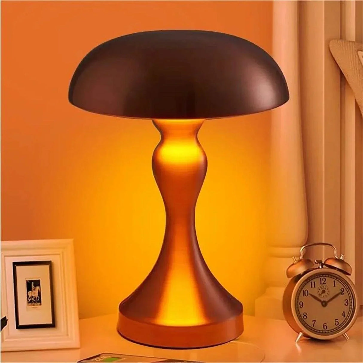 Modern Table Lamp  Copper Touch Sensor Design - Detailed view