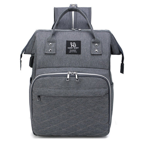 Modern Diaper Backpack  Quilted Design With Multiple Storage - Product example