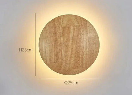 Modern Wooden Wall Light  Natural Aluminum Finish - Product detail 24