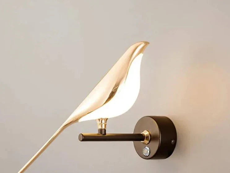 Bird Wall Lamp Gold Accent Modern LED Light - Product detail 16