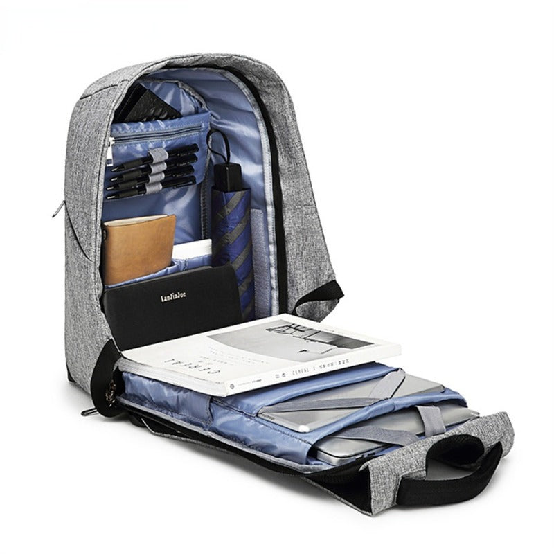 Anti-Theft Laptop Backpack  Smart Security Design With USB Port - Detailed view