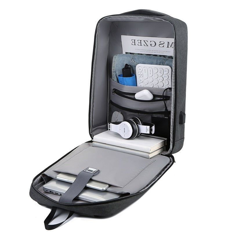 Anti-Theft Laptop Backpack  Hardshell Protection With USB Port - Detailed view