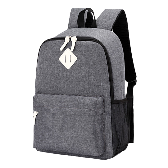 Canvas School Backpack  Modern Minimalist Design - Product showcase