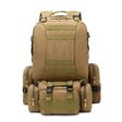 Tactical Backpack  50L Modular System With Detachable Pouches - Product showcase