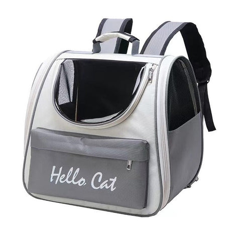 Pet Travel Backpack  Ventilated Mesh Carrier With Storage - Product example