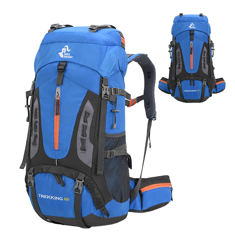 Hiking Backpack 60L Ergonomic Mountain Trekking Design - Product showcase