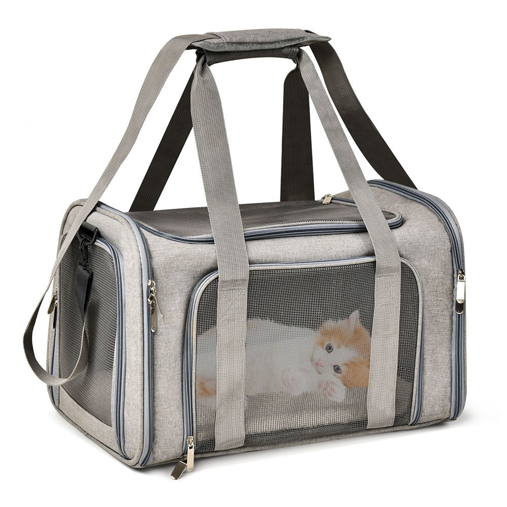 Pet Travel Carrier  Mesh Ventilation Comfort Bag - Product showcase