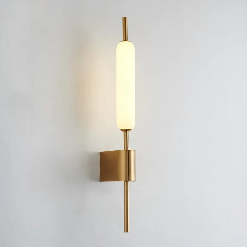 Modern LED Wall Sconce  Brushed Gold Linear Design - Product detail 5