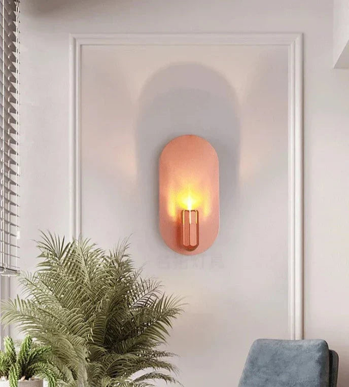 Modern LED Wall Light Oval Capsule Design - Product detail 7