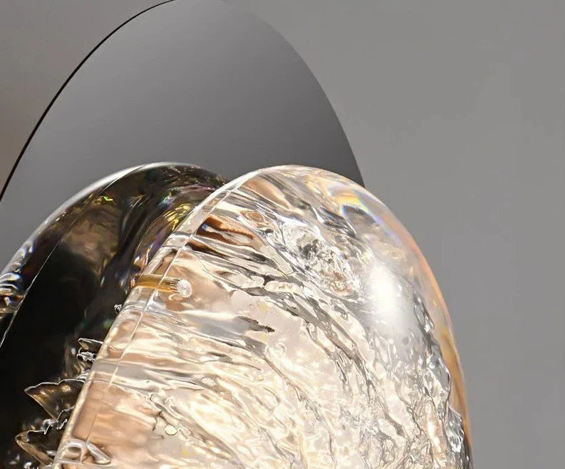 Modern LED Wall Light Crystal Glass Steel Sconce - Product detail 6