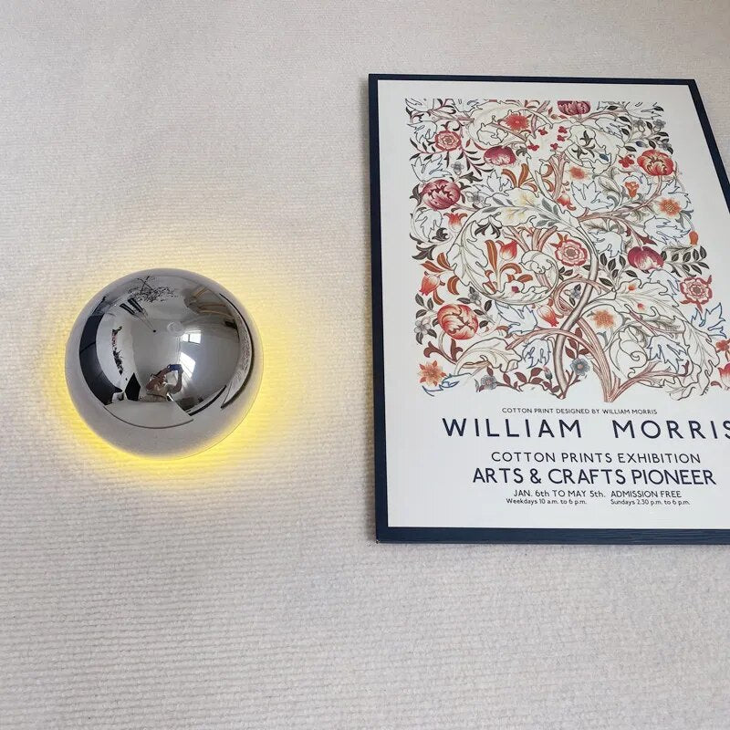 Modern Wall Sconce Metallic Dome Light Fixture - Product detail 5