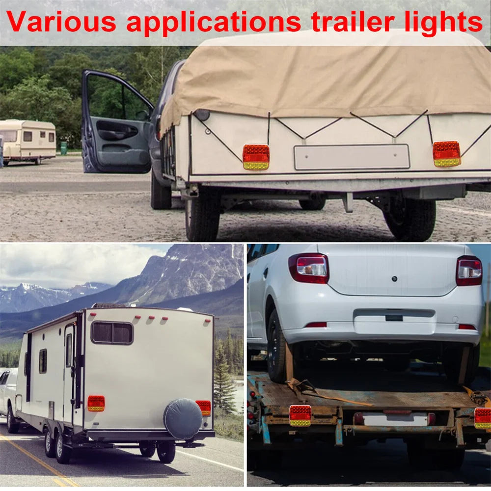 Wireless LED Trailer Lights  Magnetic Mount with Dual Color Signal - Product example