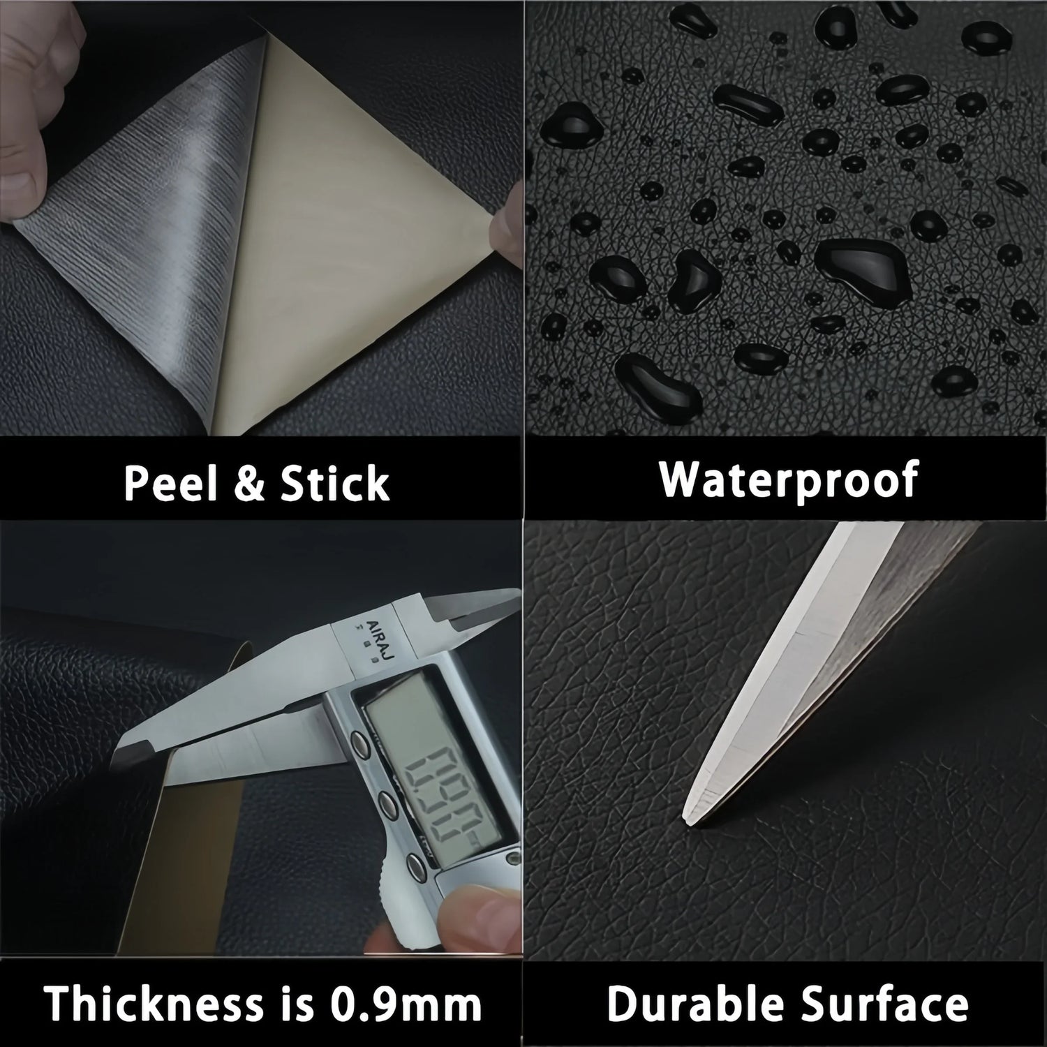 Leather Repair Patch  Self-Adhesive PU Material for Furniture and Accessories - Product detail 6