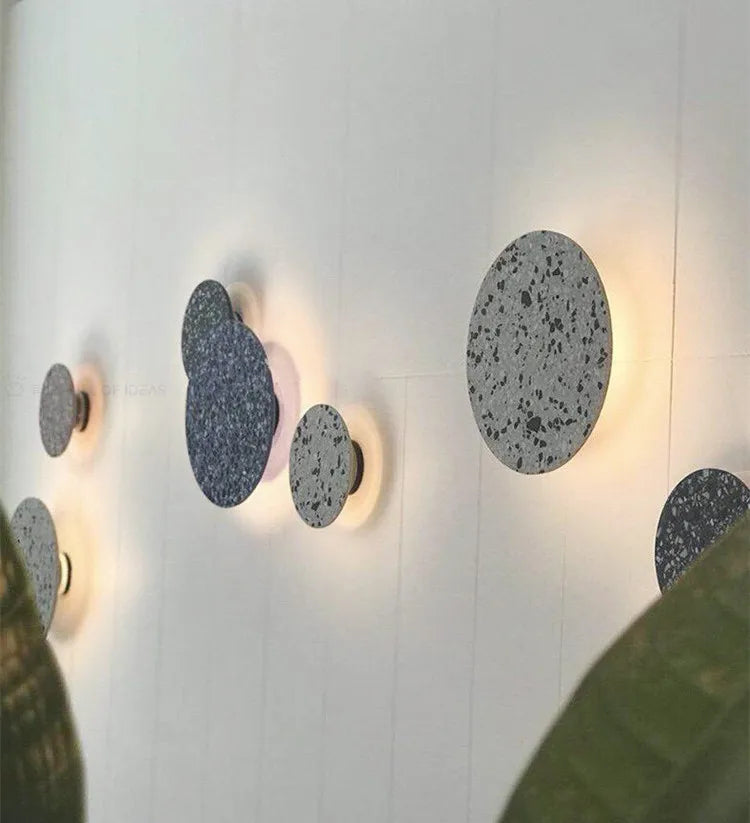 Modern Marble Wall Light Contemporary Round LED Sconce - Product detail 15