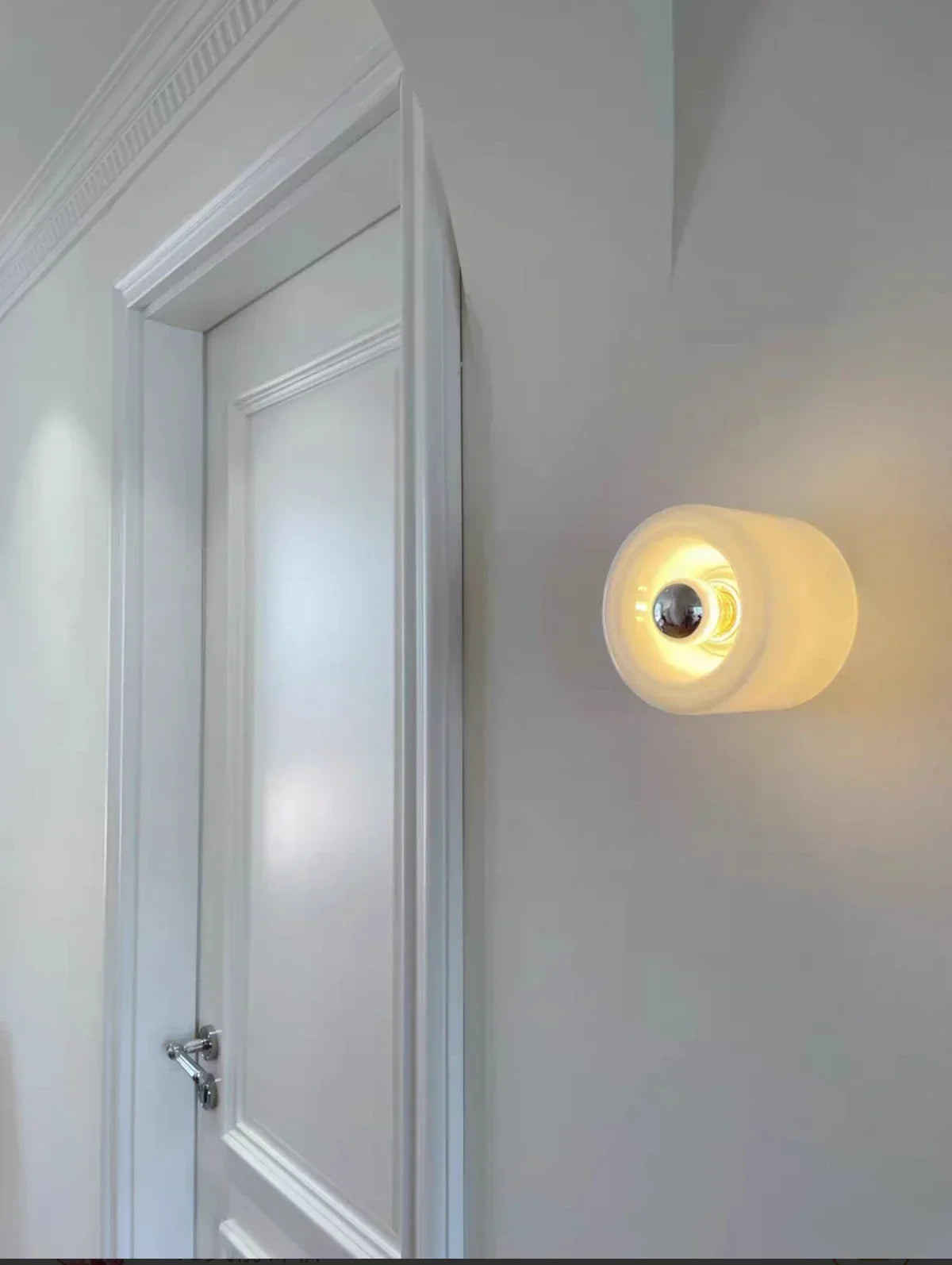 Modern Glass Wall Light Circular LED Ring Design - Product detail 11