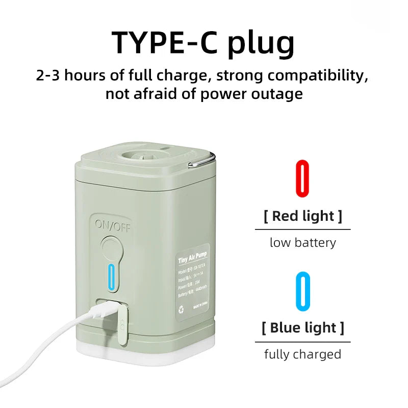 Portable Air Compressor  Digital Mini Wireless Inflator - Product detail 4