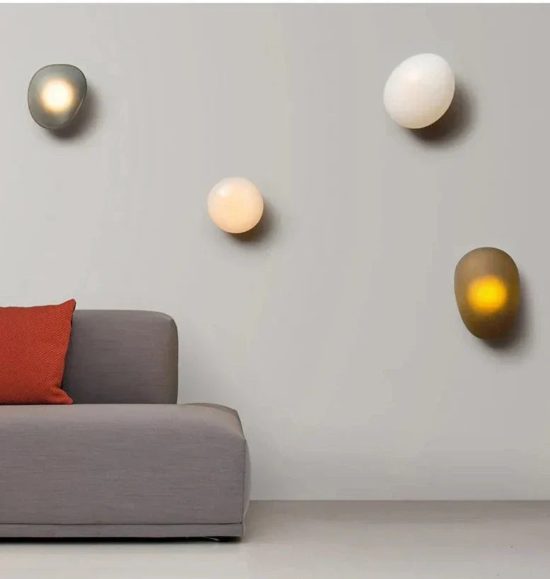 Modern Glass Wall Lamp Artistic Colored Acrylic Design - Product detail 8