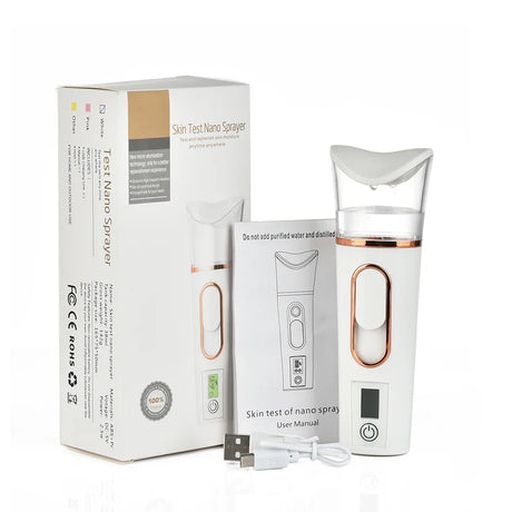 Portable Facial Steamer  Nano Mist Hydration With Moisture Tester - Detailed view