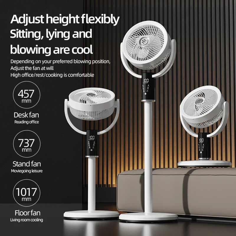Smart Oscillating Floor Fan  Remote Control  8-Speed Settings - Product detail 5