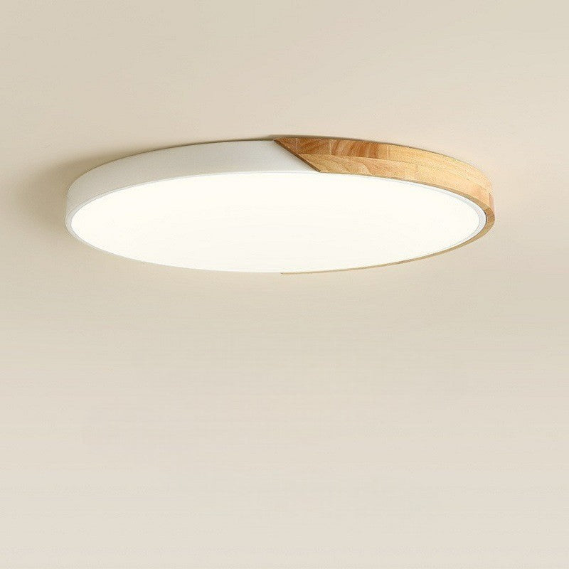 Nordic Ceiling Light Wood and Black Metal Design - Product detail 4