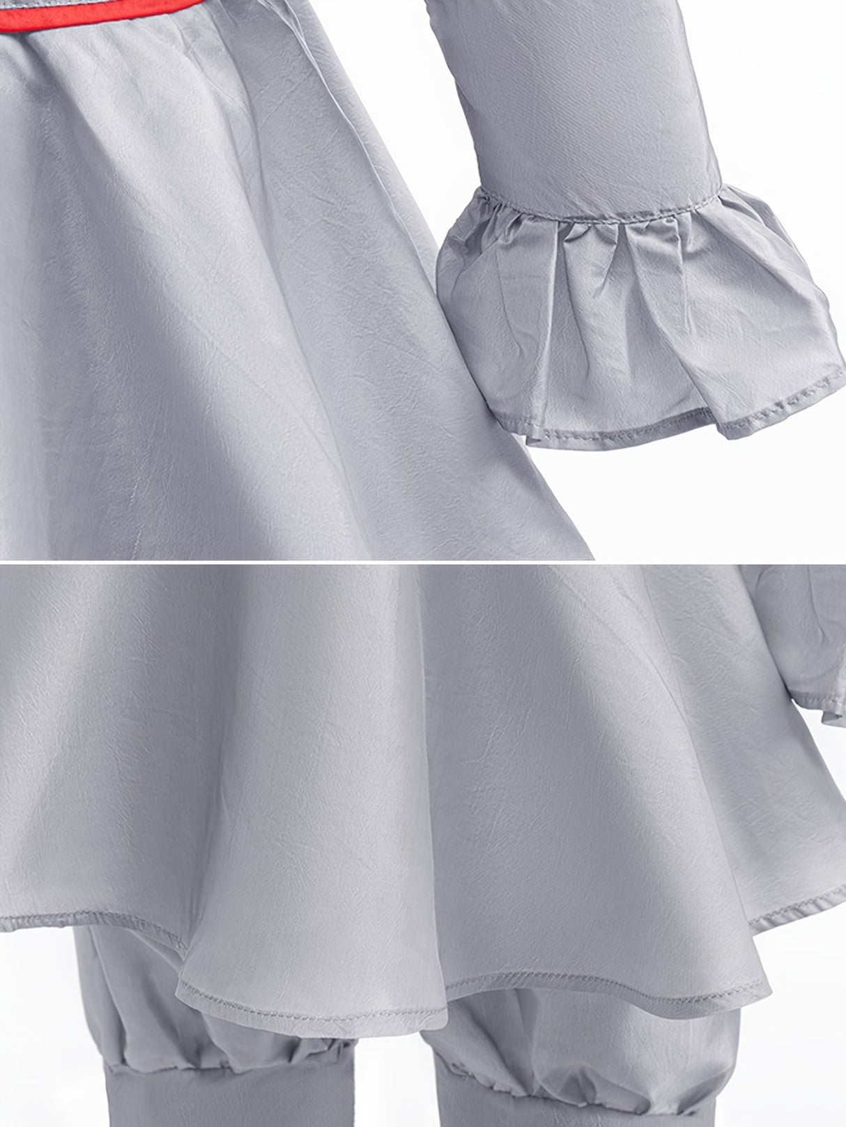 Halloween Clown Costume  Victorian Style Dress with Ruffles - Product detail 5