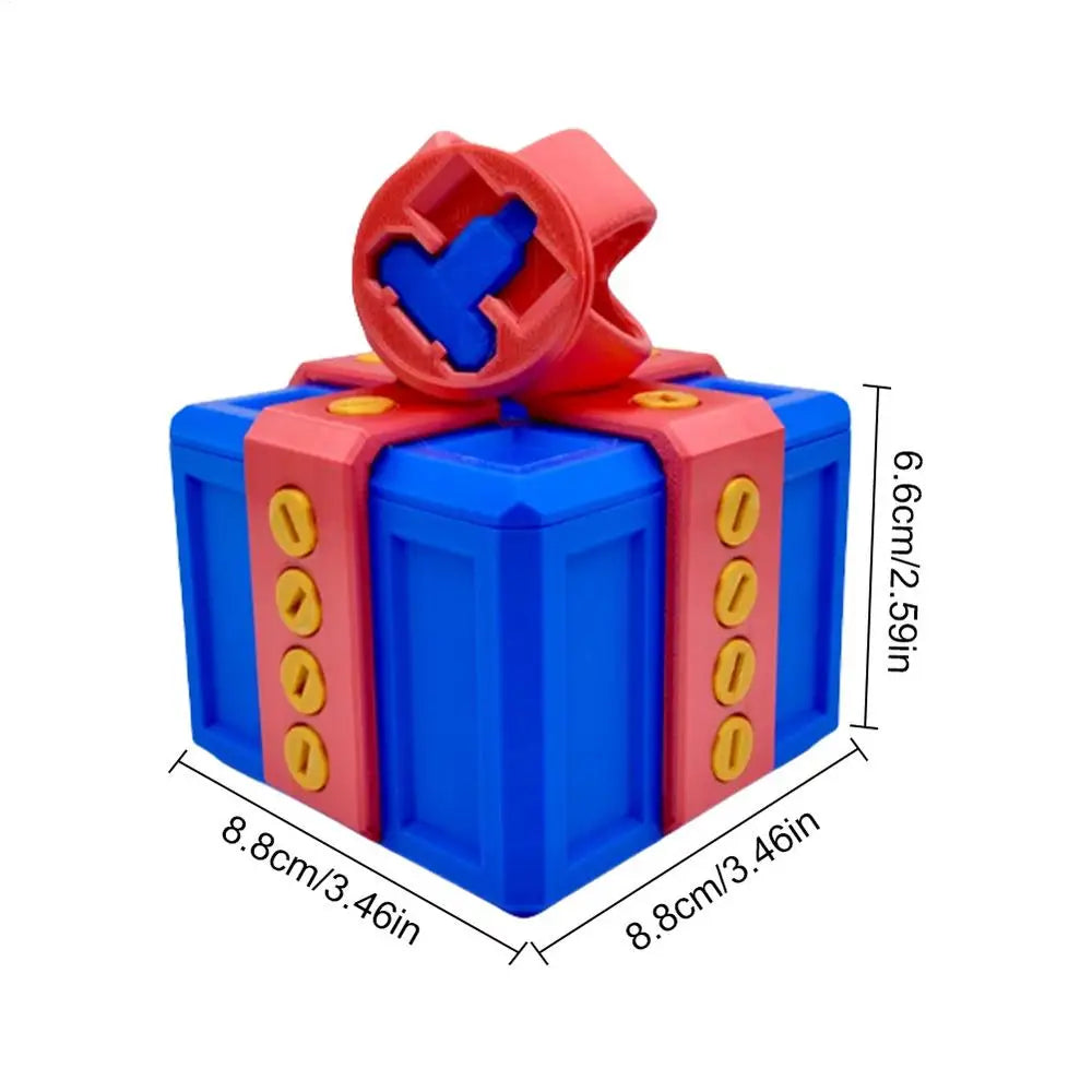 Puzzle Gift Box Interactive 3D Printed Design - Product detail 12