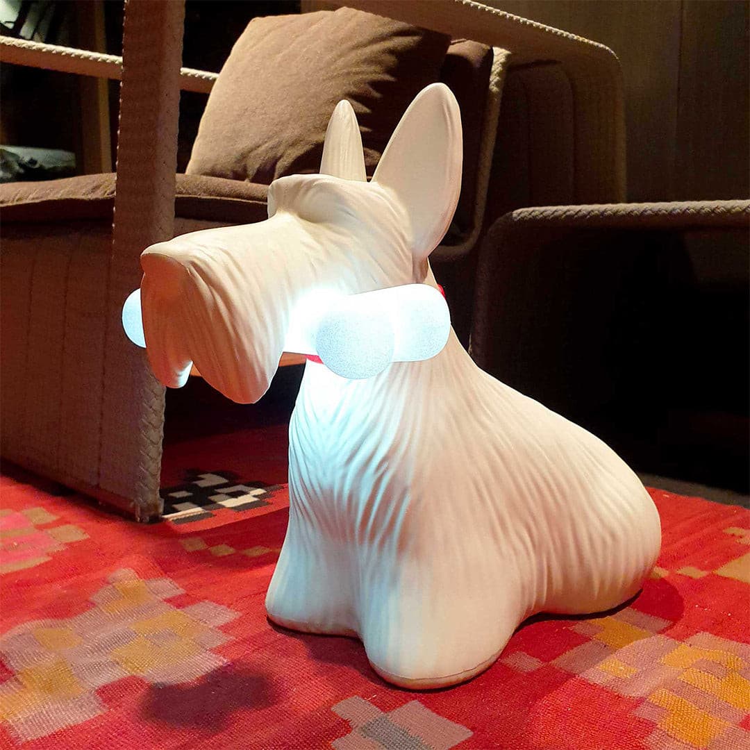 Scottie Dog Table Lamp LED Black Resin Design - Product detail 18