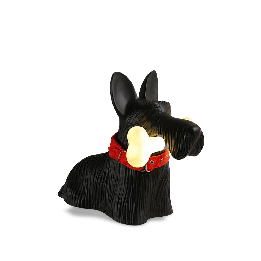 Scottie Dog Table Lamp LED Black Resin Design - Product detail 48