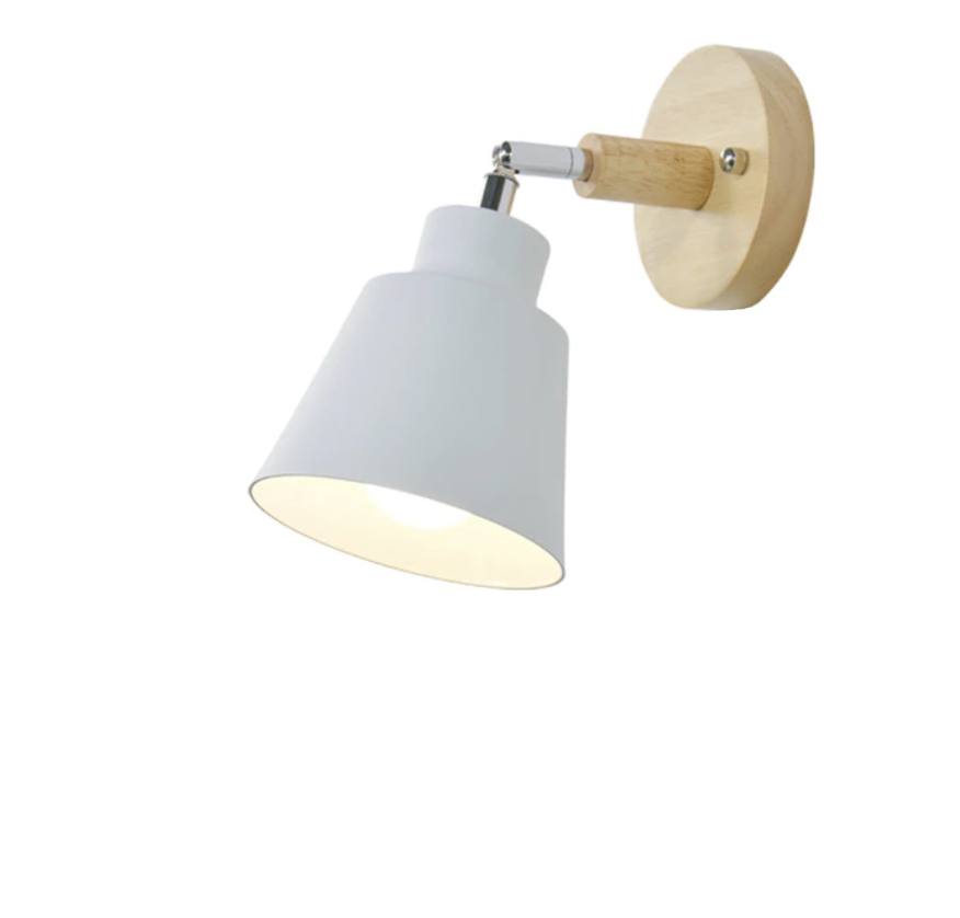 Adjustable Wall Light  Wooden Base With Pull Chain - Product detail 10