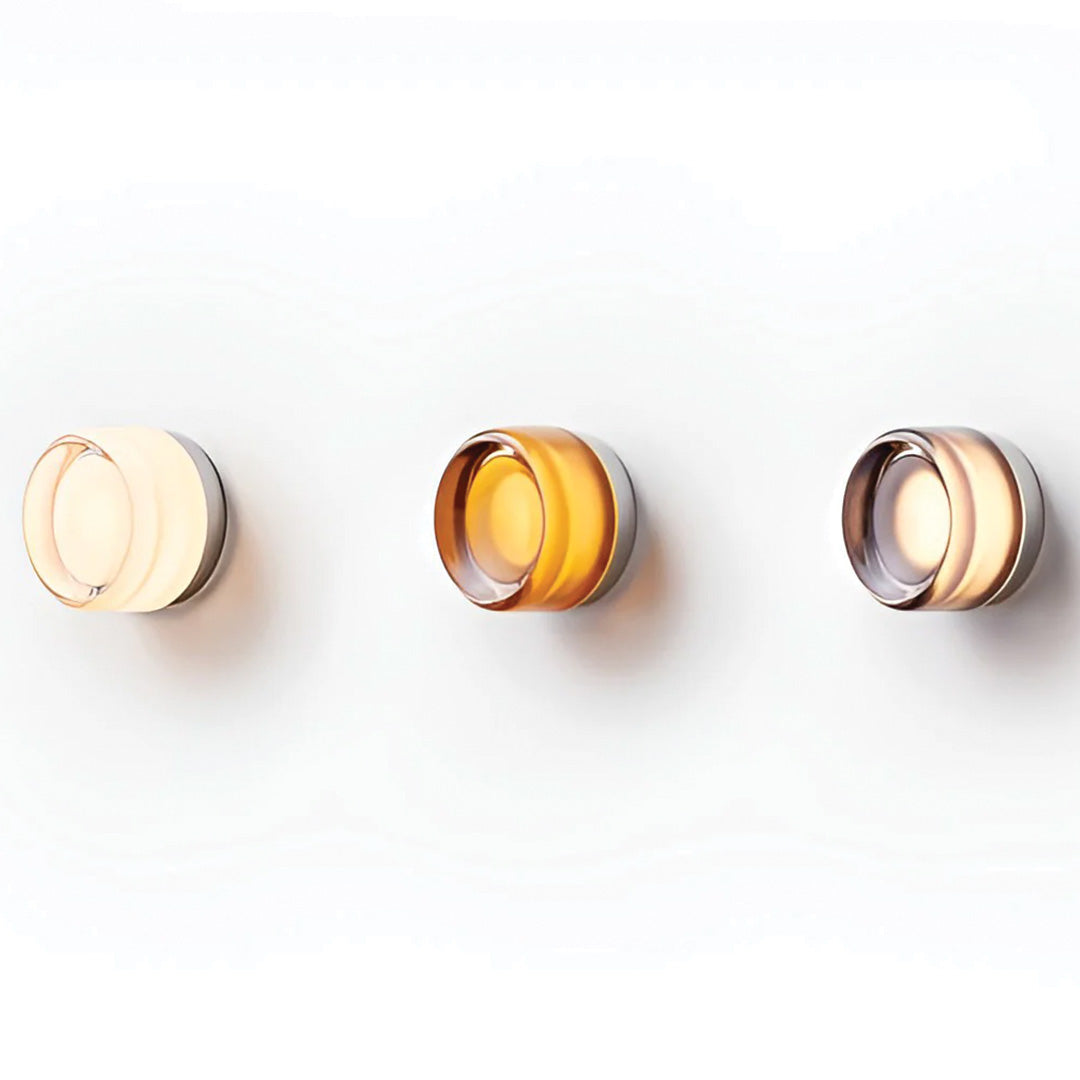 Modern Wall Light Metallic Glass Dimpled Design - Product detail 6