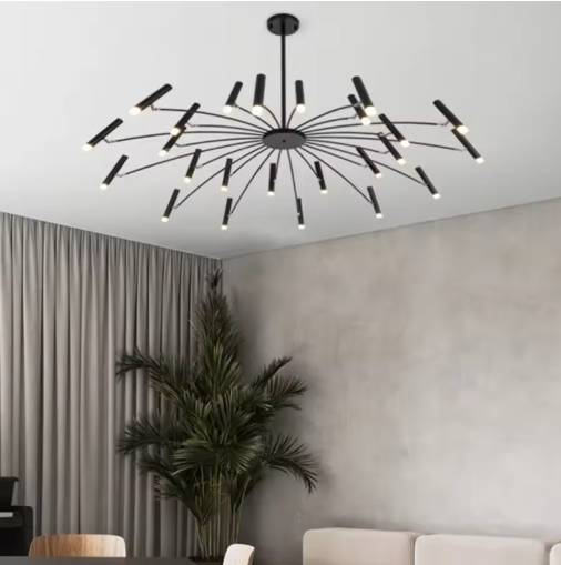 Modern LED Chandelier Adjustable Starburst Design - Product detail 21