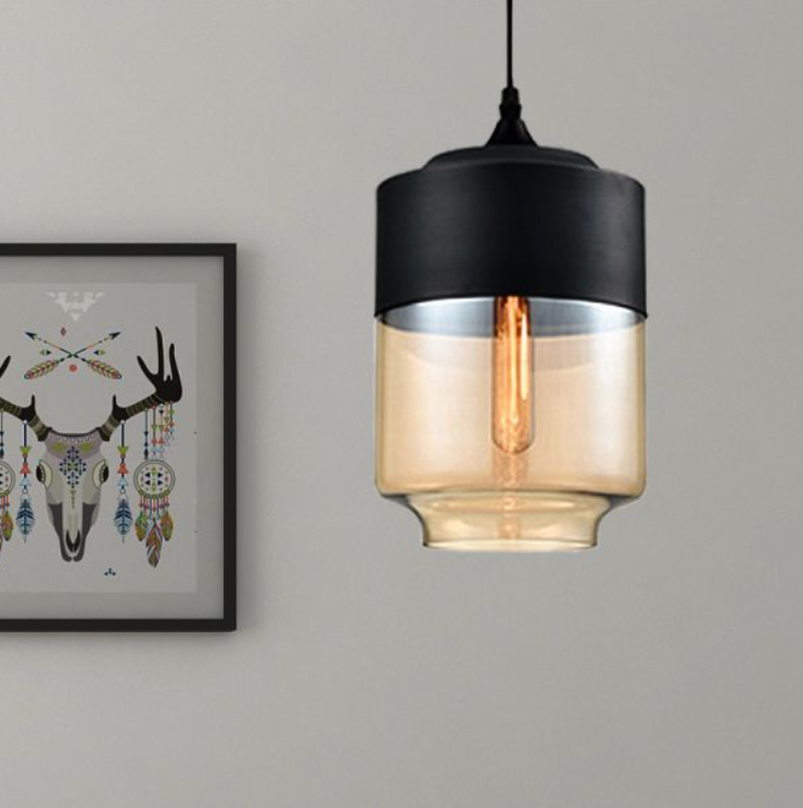 Modern Pendant Light Glass Globe Industrial Design - Product detail 7