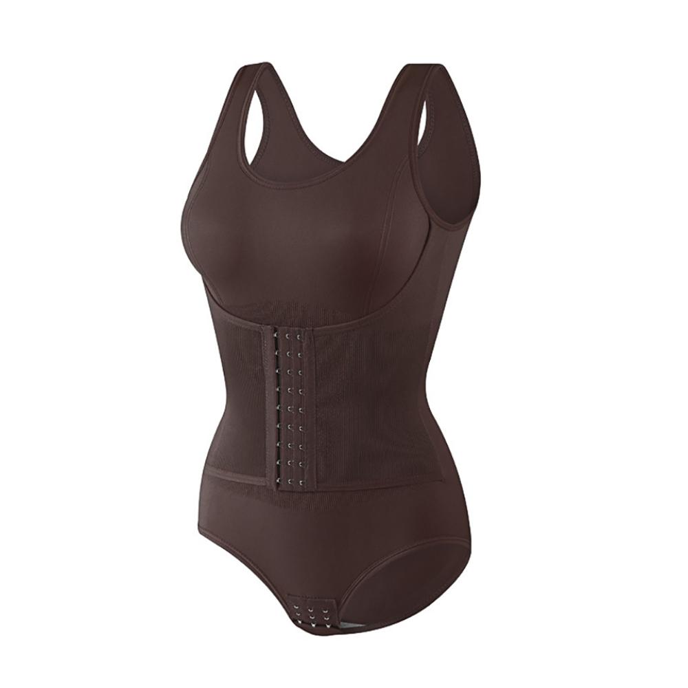 Seamless Body Shaping Bodysuit Corset-Style Compression Design - Detailed view