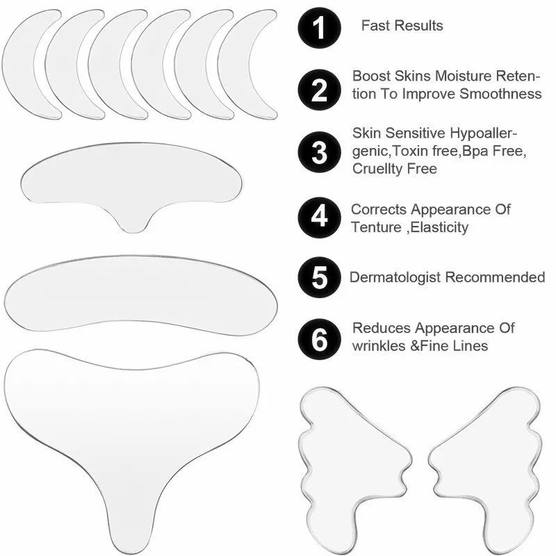 Anti-Wrinkle Silicone Patches  Professional Facial Treatment Set - Product detail 7