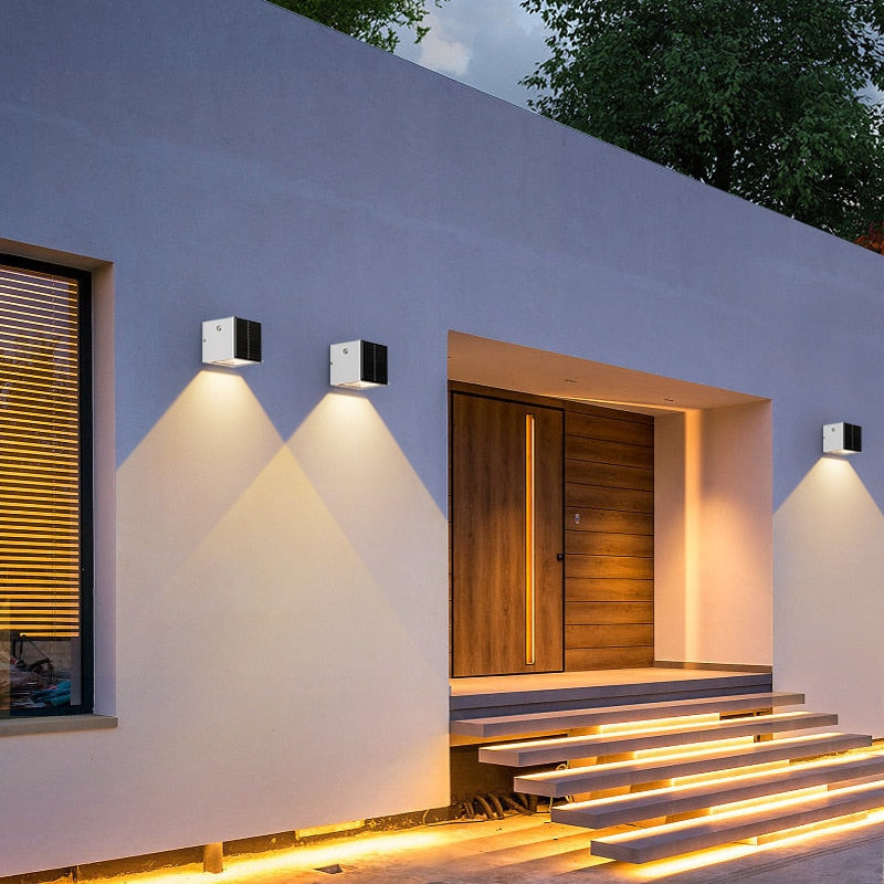 Modern Solar Wall Light  Automatic LED Outdoor Lamp - Product detail 5