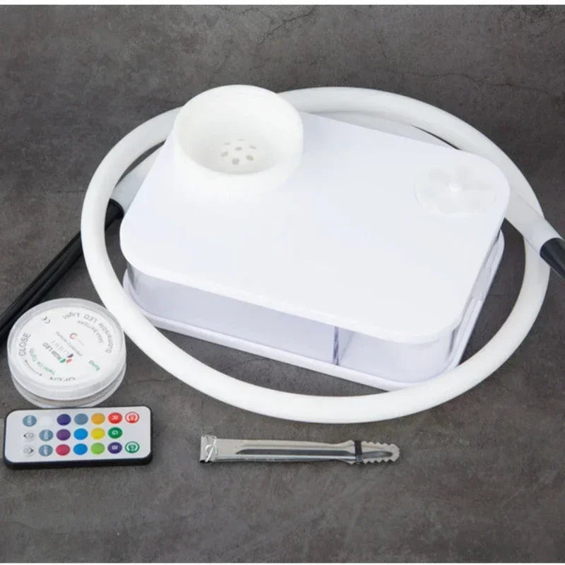 Modern Portable Hookah LED Illuminated Acrylic Design - Product detail 17