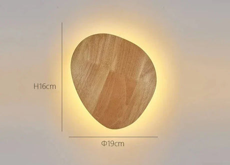 Modern Wooden Wall Light  Natural Aluminum Finish - Product detail 25